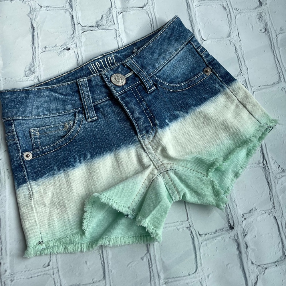Justice Ombré Jean Shorts
